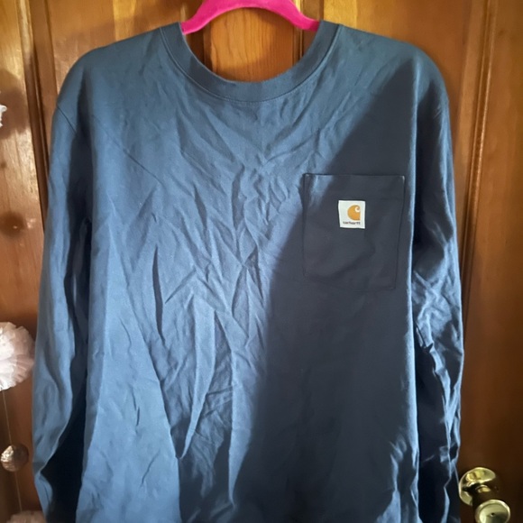 Carhartt Other - Carhartt Navy Relaxed Fit Shirt